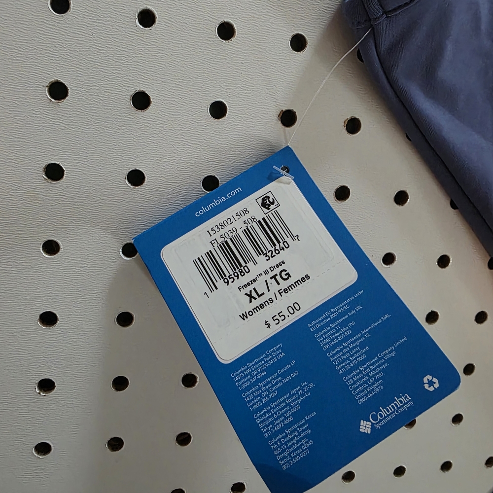 Blue Sleeveless Columbia Dress - Picture 6 of 6